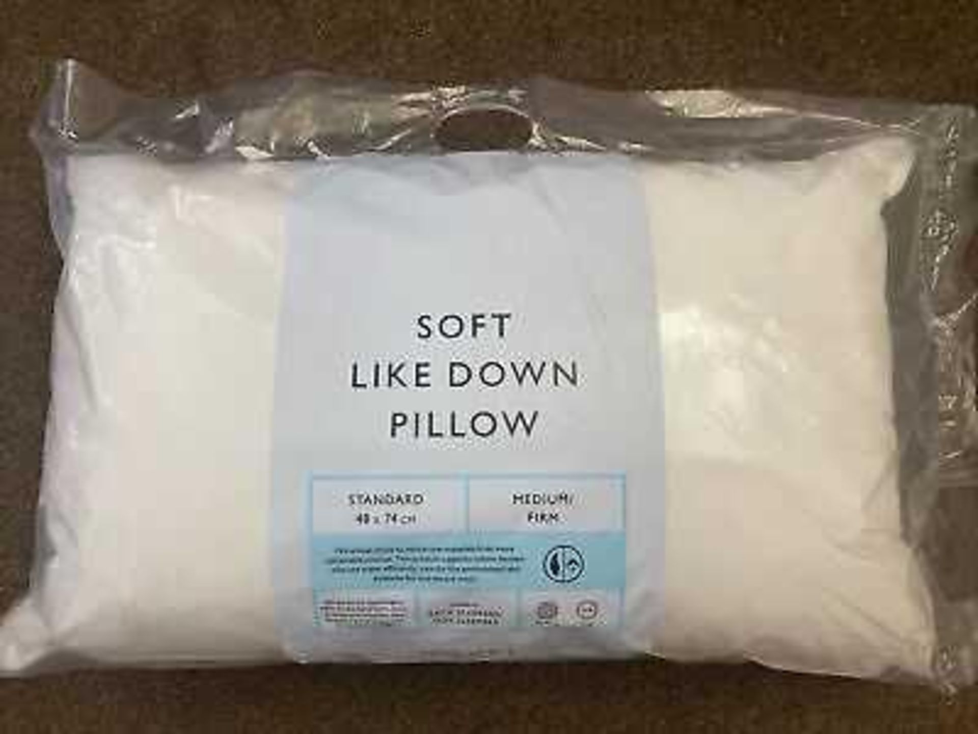 RRP £140 Lot To Contain X6 John Lewis Soft Like Down Pillows