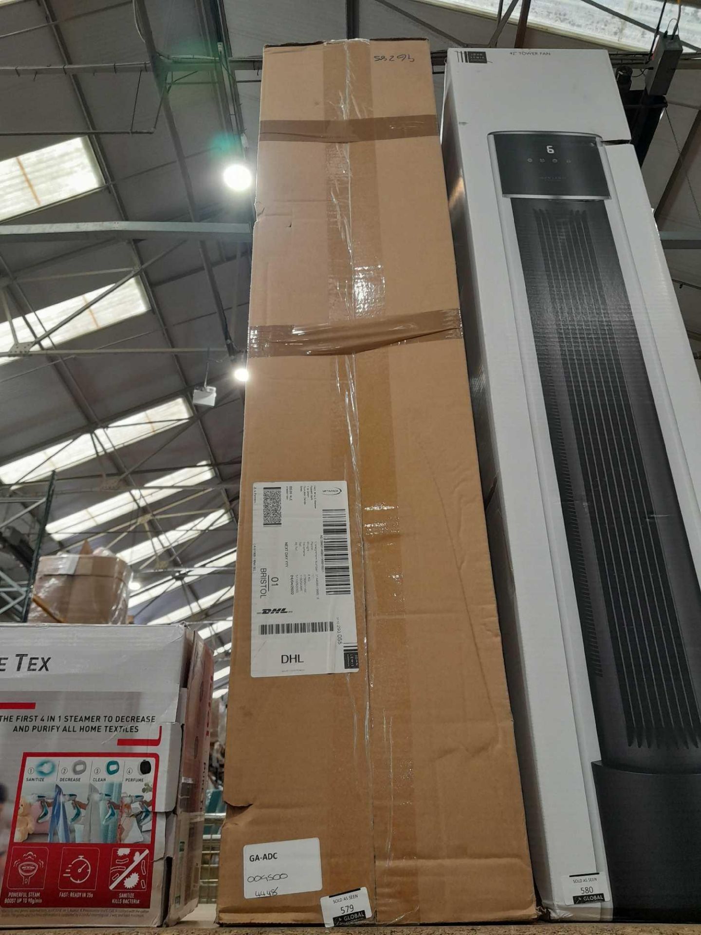 RRP £100 Boxed John Lewis & Partners Tower Fan, 42 Inch, White/Black - Image 2 of 2