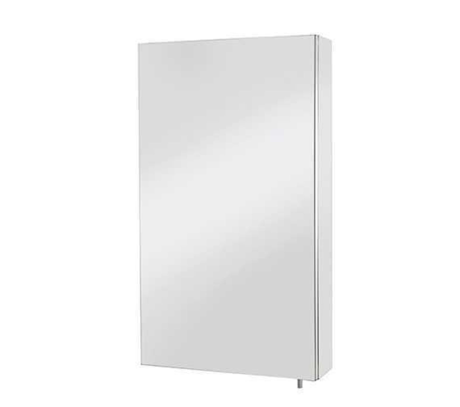 RRP £175 Boxed Large Single Door Mirrored Cabinet - Image 2 of 4