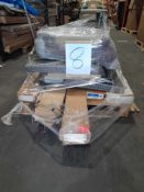 RRP £1,120 Pallet To Contain Asorted House Hold Items Such As Blinds, Shower Doors, And More.