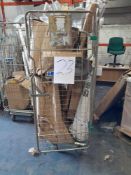 RRP £ 1,000 Cage To Contain Assorted Items Such As Stool, Light And More.