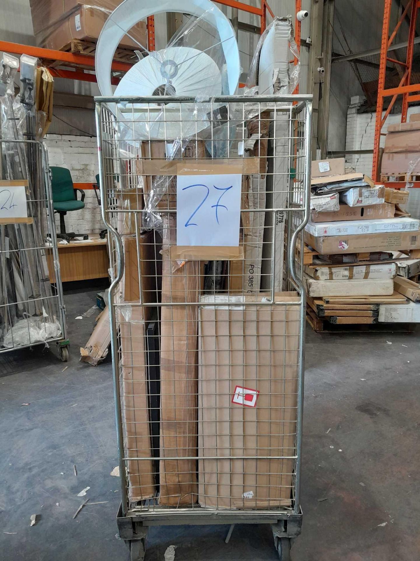 RRP £1,300 Cage To Contain Assorted Items Such As Mirrors, Picture Frames And Much More.