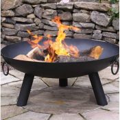 RRP £250 Boxed Pure Garden Metal Burning Fire Bowl/Dish