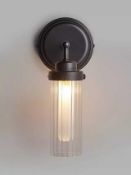 RRP £150 Lot To Contain X3 Items, X2 John Lewis Restoration Glass Bathroom Wall Light, John Lewis Is