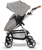 RRP £500 Boxed Silver Cross Wayfarer Complete 2-In-1 Pram System With Reclining Pushchair Seat And N