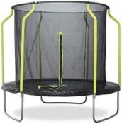 RRP £250 Boxed Plum Wave Springsafe Trampoline And Enclosure