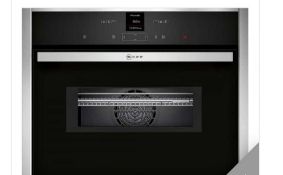 RRP £250 Boxed Black Stainless Steel Single Microwave Oven