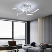 RRP £170 Boxed Ivy Bronx Living Room Dimmable Ceiling Light