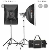 RRP £1100 Boxed Brand New Wallimex Professional Studio Lighting Photography Set