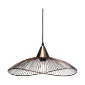 RRP £140 Boxed Mansfield 1 Light Dome Ceiling Pendant