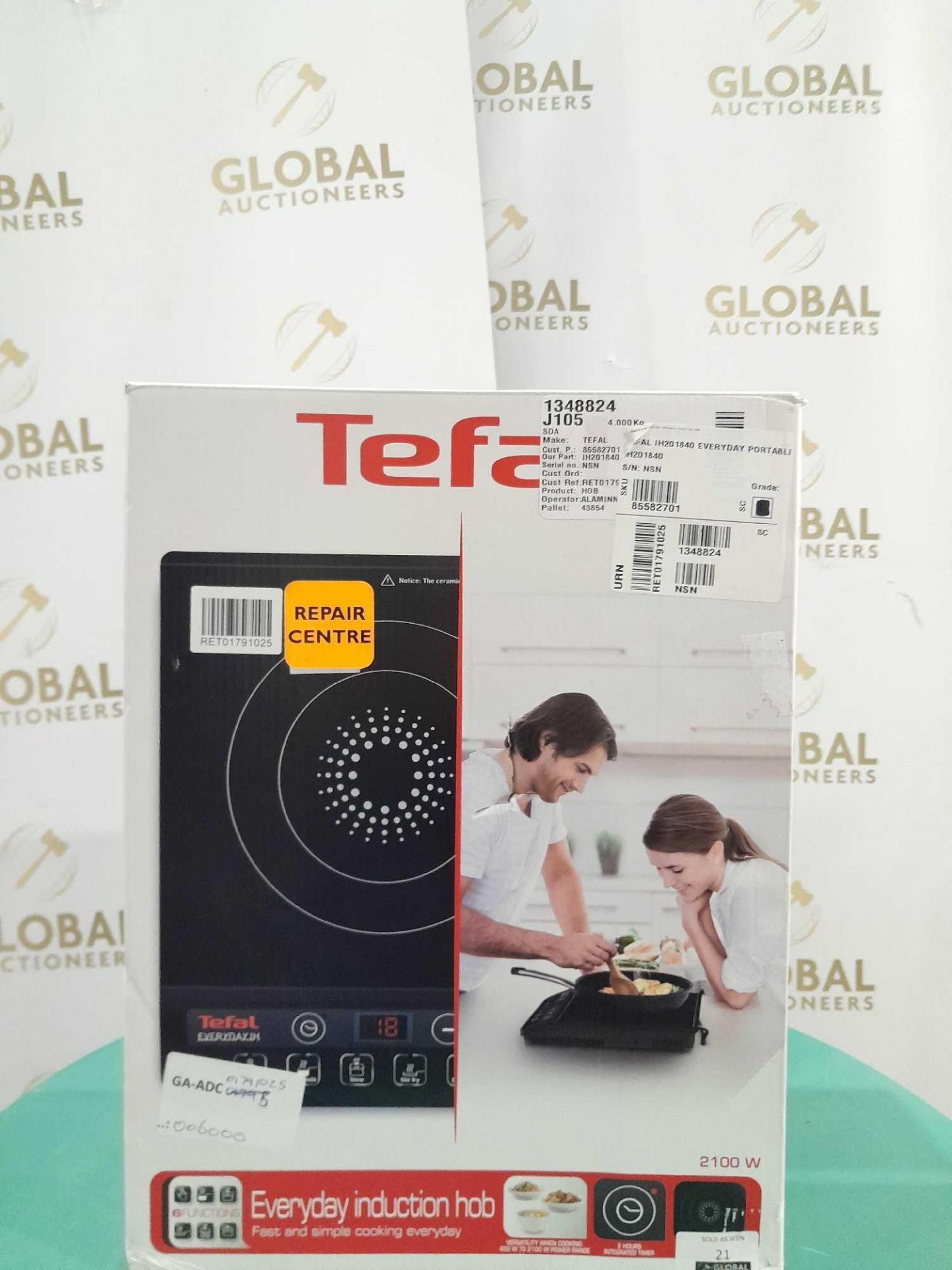 RRP £120 Lot To Contain 2 Boxed Tefal Everyday Induction 2100W Hobs - Image 2 of 2