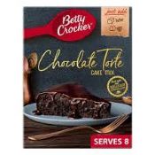 RRP £500 New And Sealed Pallet To Contain (40 Item) Betty Crocker Chocolate Torte Cake Mix, 360 G (
