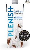 RRP £400 New And Sealed Pallet To Contain (50 Item) Plenish Coconut Milk Drink| 6 X 1 Litre | Vegan,