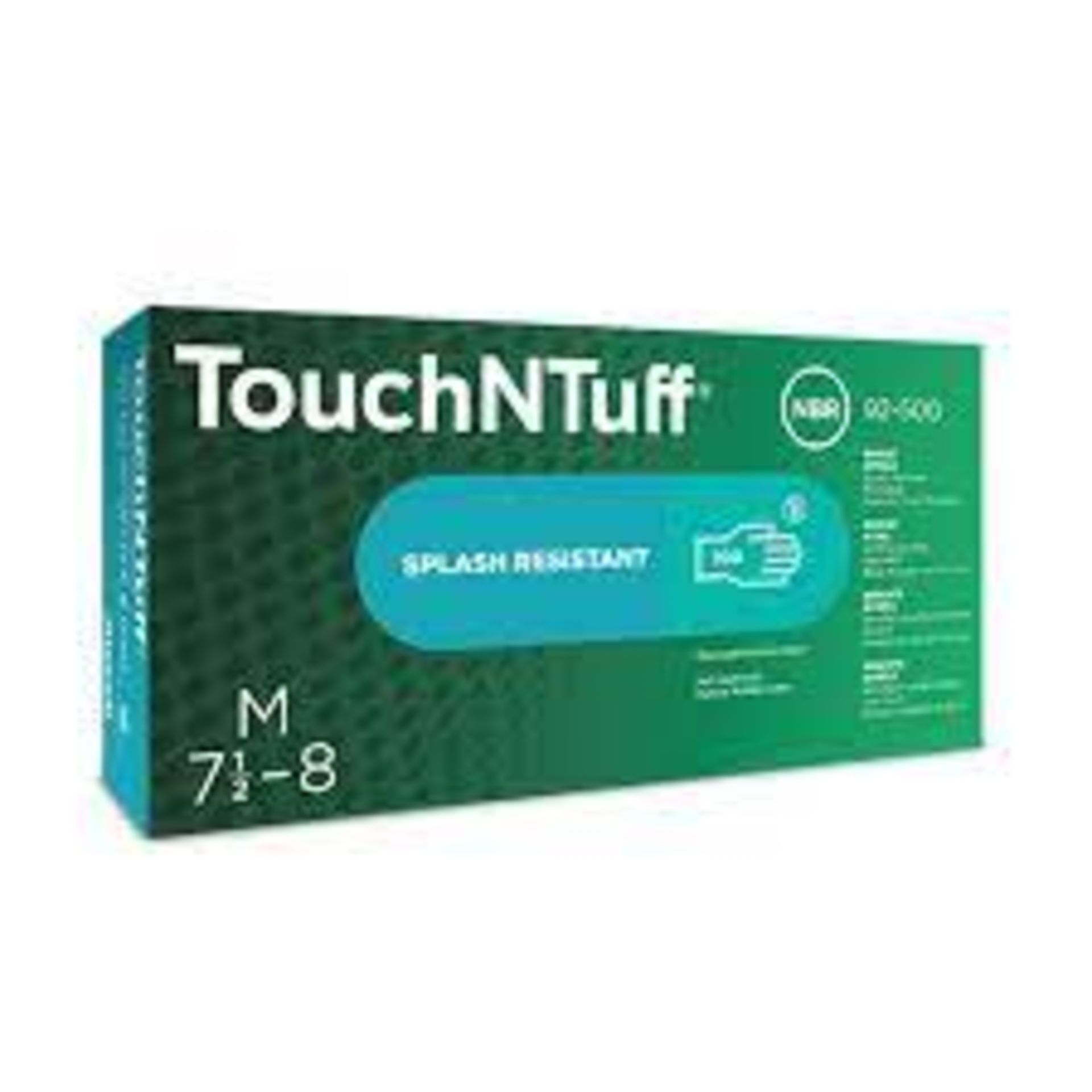 RRP £2800 New And Sealed Pallet To Contain (220 Item) Ansell Touchntuff 92-500 Disposable Gloves In