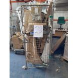 RRP £ 1,000 Cage To Contain Assorted Items Such As Stool, Light And More.(Pictures Are For