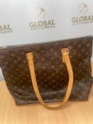 RRP £2,500 Brown Leather Cabaz Mezzo Shoulder Bag From Louis Vuitton Pre-Owned Featuring A
