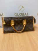 RRP £3000 Louis Vuitton Popincourt Handbag In Brown Coated Monogram Canvas. Condition Rating AB (