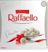 RRP £1400 New And Sealed Lot To Contain (140 Items), Ferrero Raffaello Coconut Almond Pralines, Larg