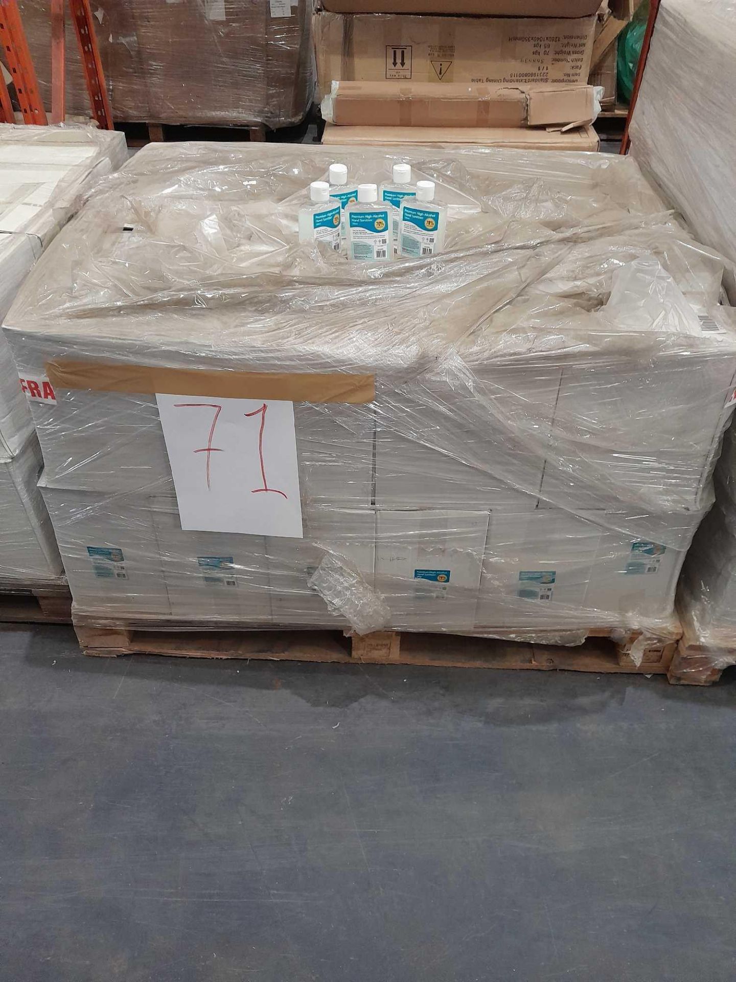 RRP £6,700 Pallet To Contain 40 Boxes Of Hand Sanitisers. (24 Bottles Per Box)(Pictures Are For