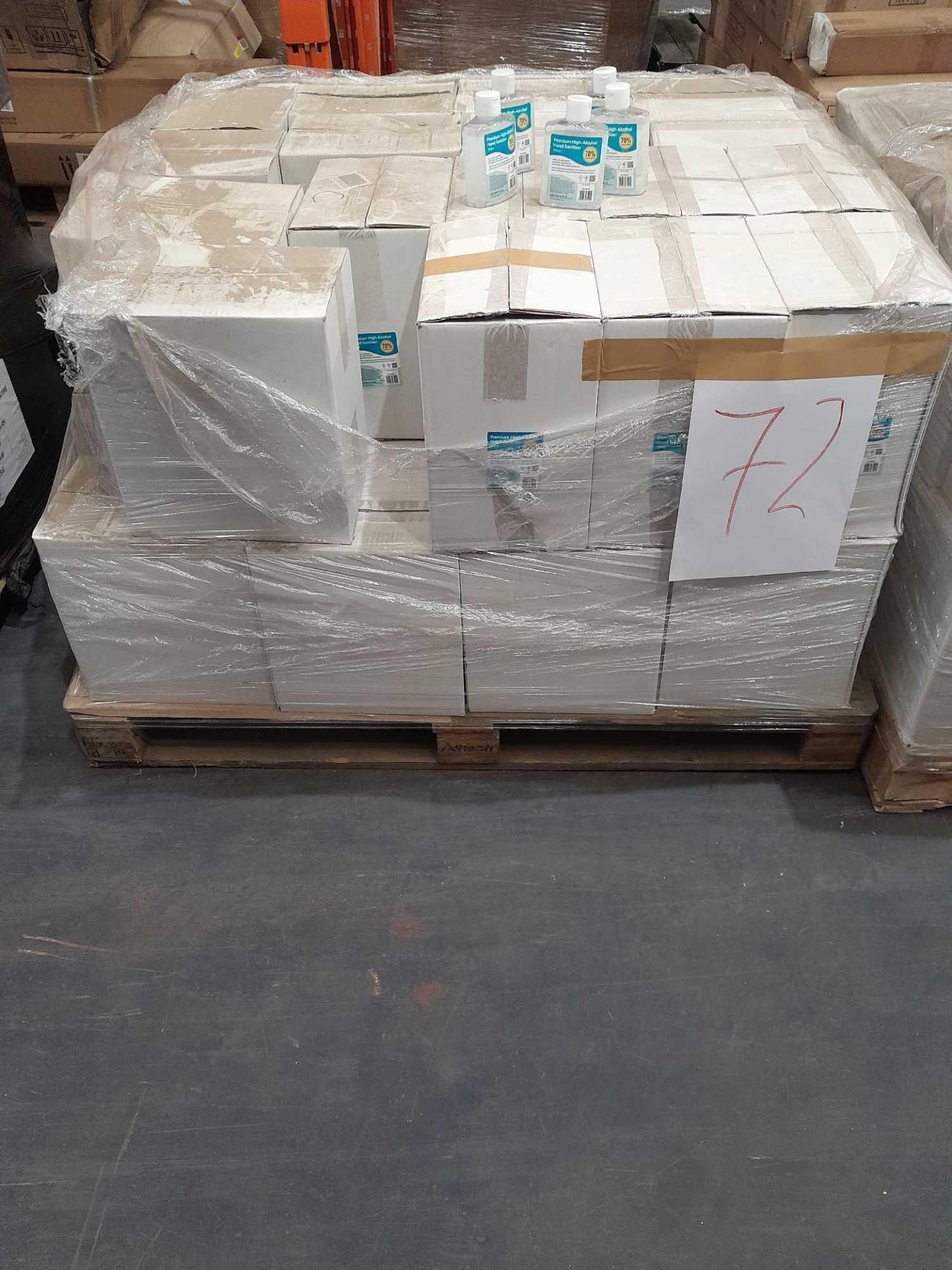 RRP £6,200 Pallet To Contain 60 Boxes Of Hand Sanitisers. (24 Bottles Per Box)(Pictures Are For