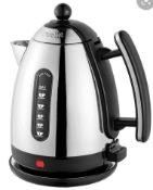 RRP £180 Lot To Contain 2 Boxed Assorted Kettles To Include A Dualit 1.5L Jug Kettle And A Dualit St