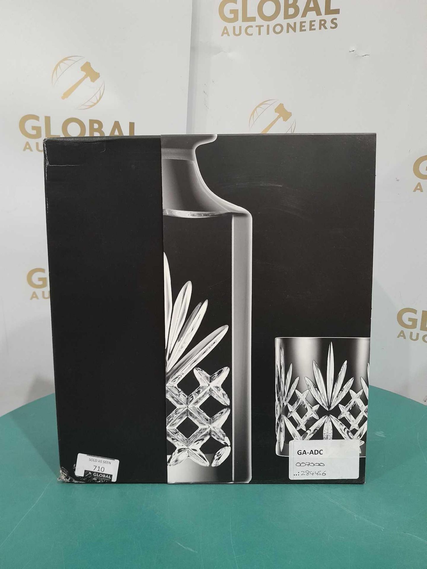 RRP £70 Boxed John Lewis Sirius Crystal Glass 7 Piece Decanter Set - Image 2 of 2