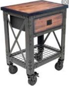RRP £240 Boxed Duramax Metal And Wood 1 Draw Workbench