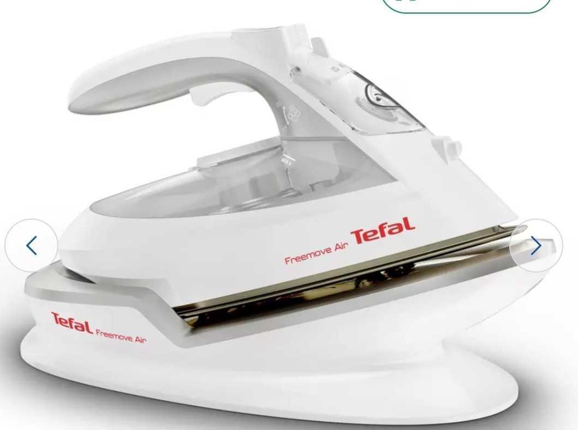 RRP £300 Lot To Contain X5 Items, X2 Tefal Free Move Air Steam Irons, X2 Philips Azur Steam Iron, Te