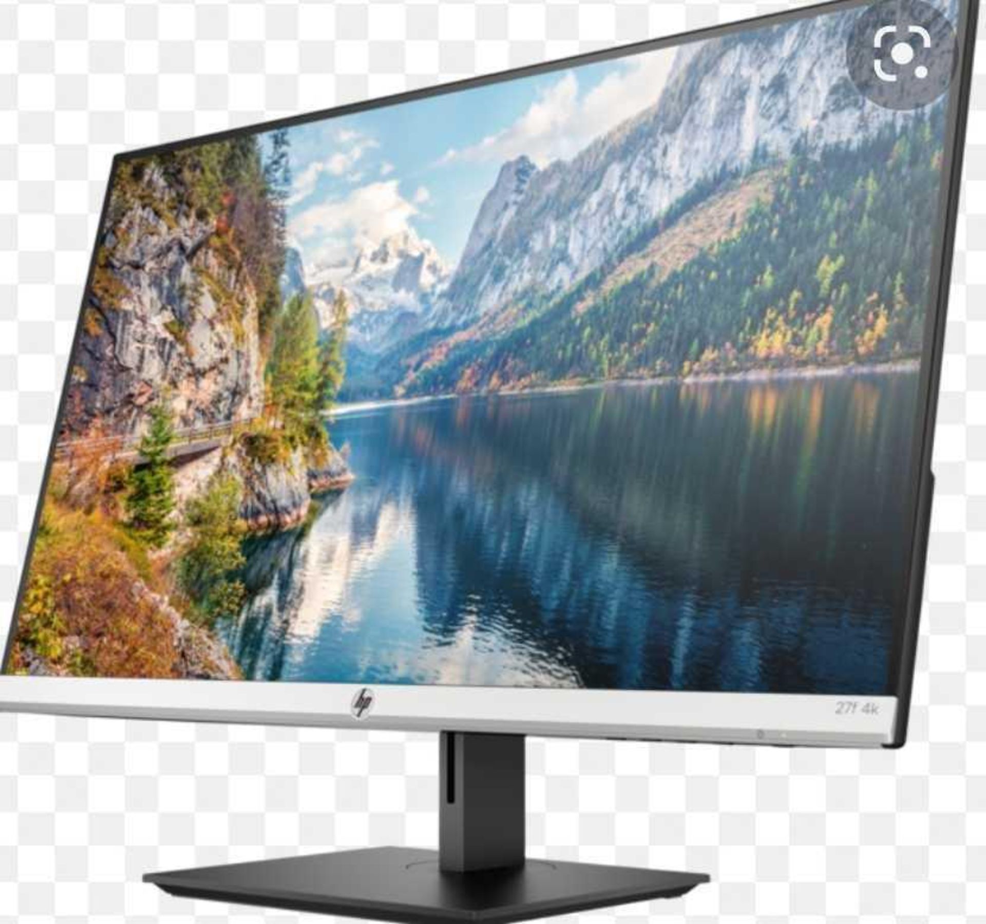 RRP £300 Hp 27 Inch Display Computer Monitor
