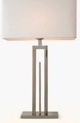 RRP £185 Boxed John Lewis Amari Silver Table Lamp