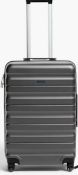 RRP £110 Lot To Contain 2 Unboxed John Lewis Black Travel Suitcases