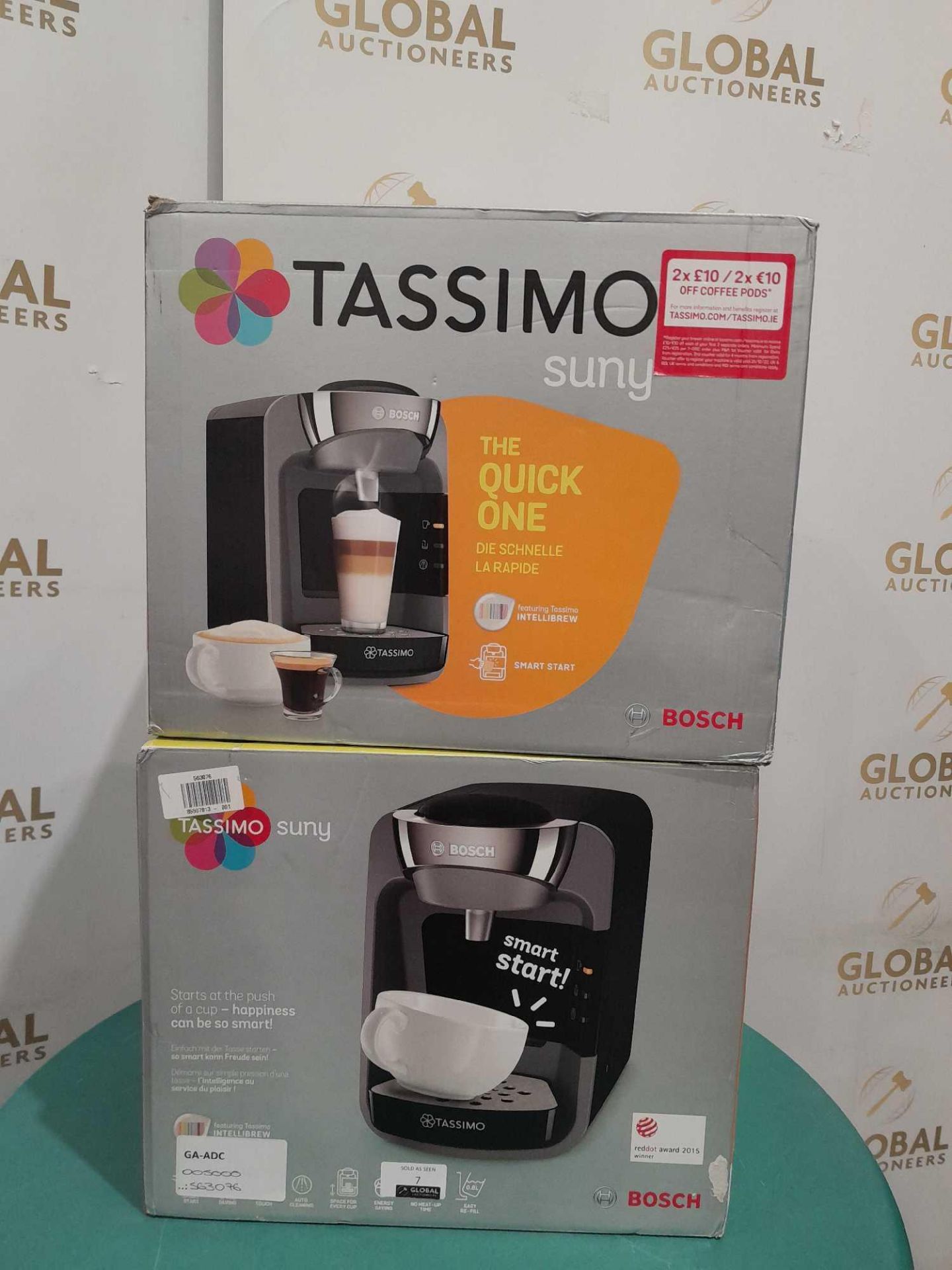 RRP £100 Lot To Contain X2 Tassimo Sunny The Quick One Coffee Machine - Image 2 of 2