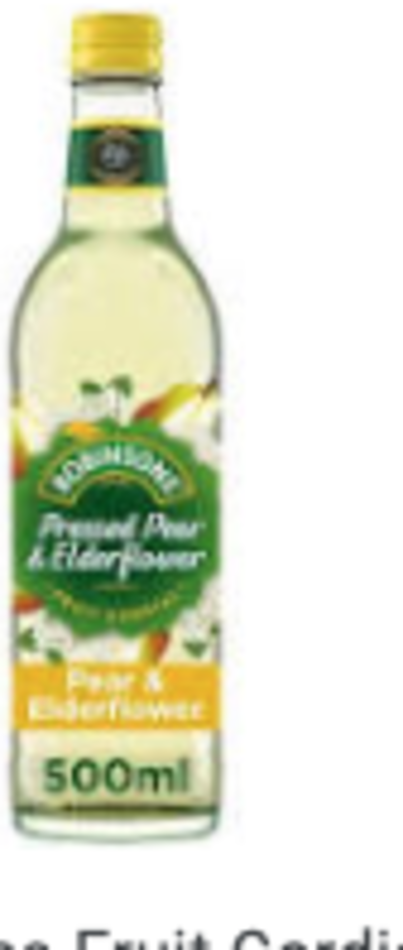 RRP £4473 New And Sealed Pallet To Contain (165Item) Robinsons Fruit Cordial, Pressed Pear And