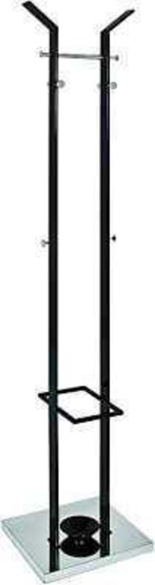 RRP £100 Boxed Haku Chrome Coat Stand