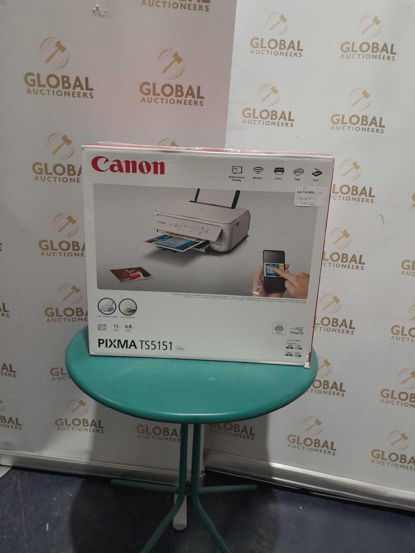 RRP £100 Boxed Canon Pixma Ts3151 White Printer Scanner Copier