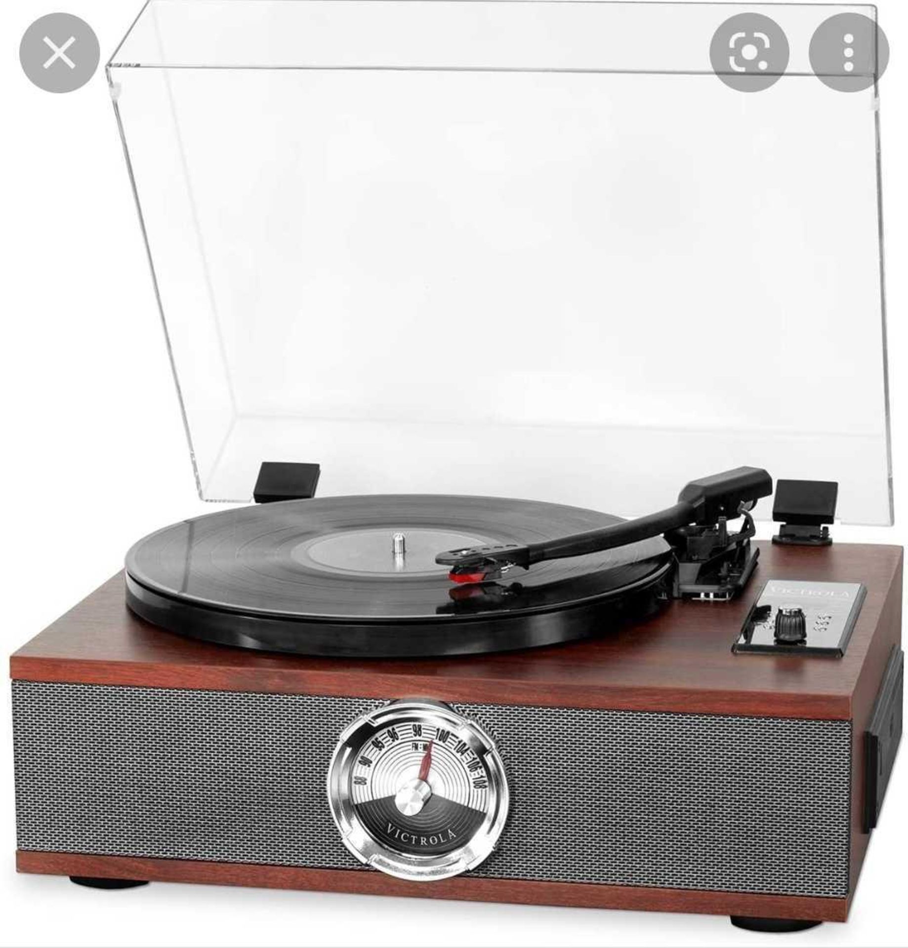 RRP £140 Boxed Victrola 5In1 3 Speed Bluetooth Turntable - Image 2 of 4