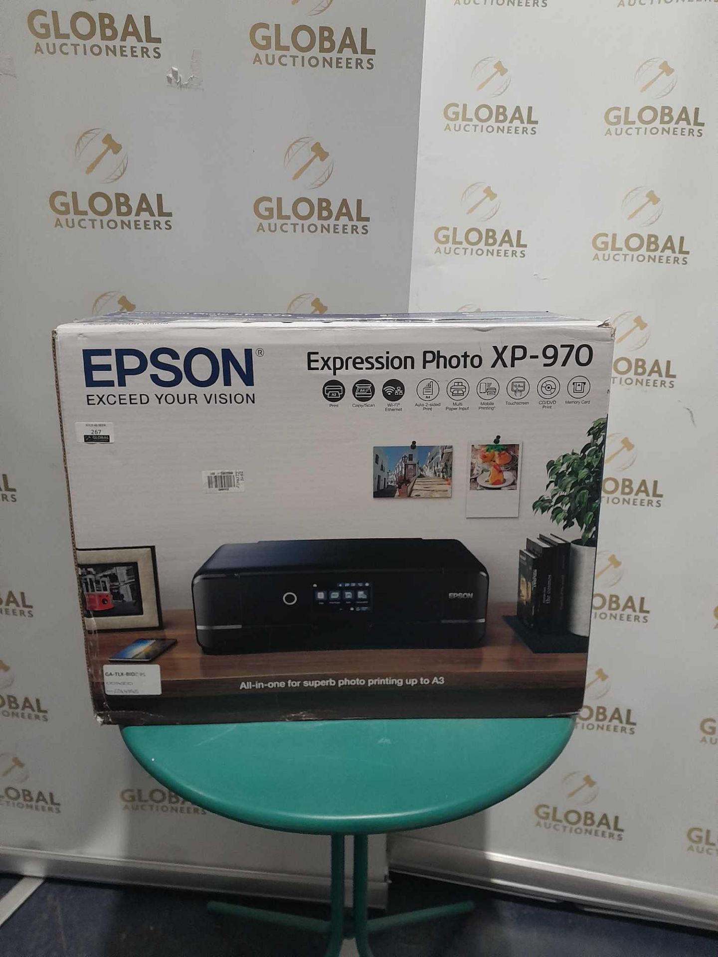 RRP £150 Boxex Epson Express Photo Xp-970 Wifi Printer Scanner Copier - Image 4 of 4