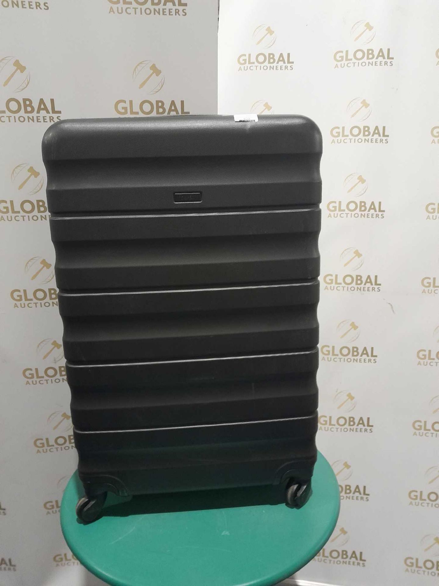 RRP £100 Unboxed John Lewis Black Hardshell Travel Suitcase - Image 4 of 4