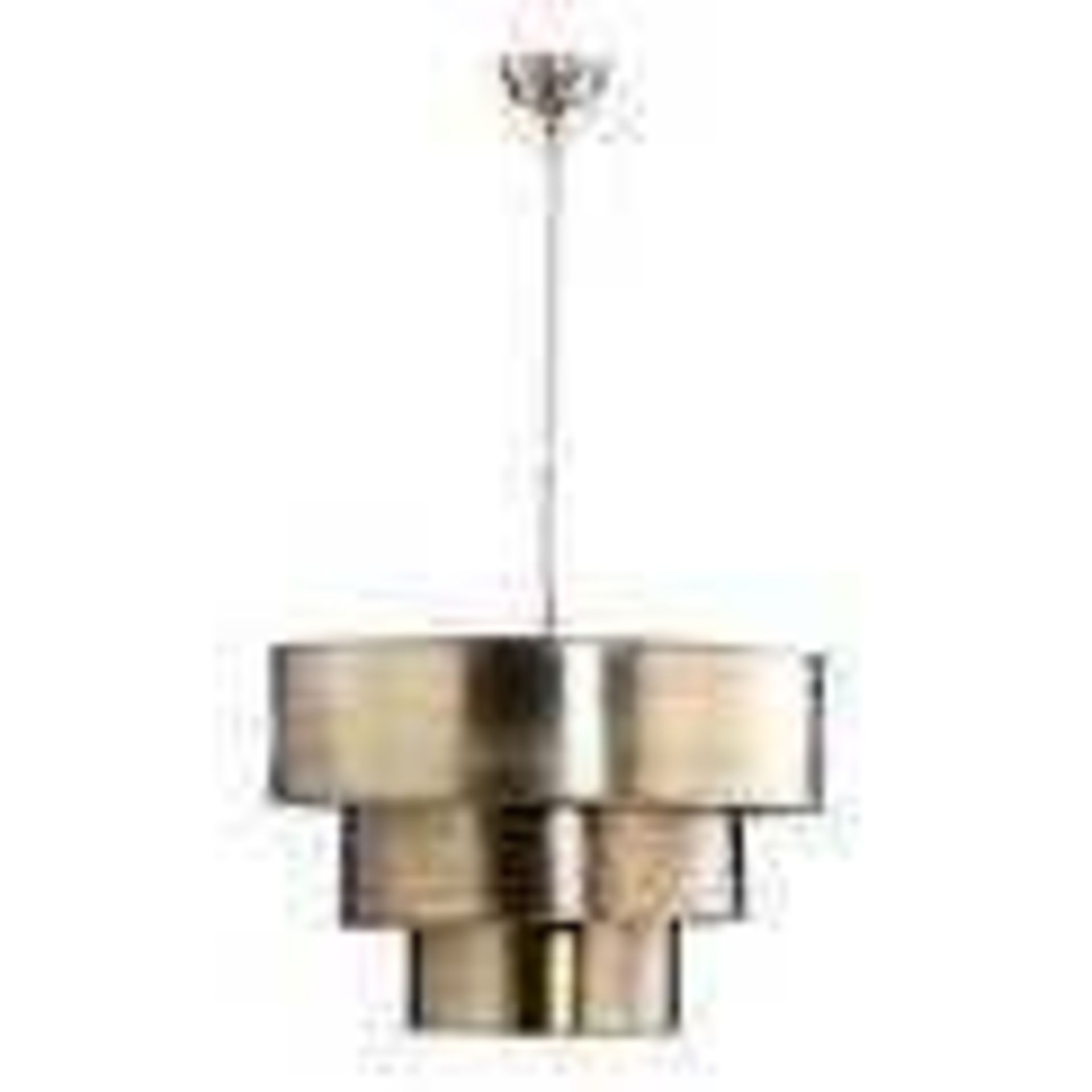 RRP £260 Boxed Beatrice 1 Light Drum Ceiling Light Pendant - Image 2 of 4