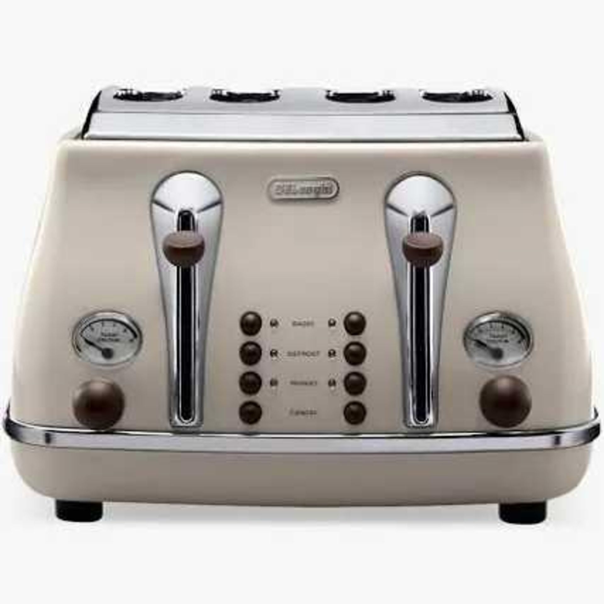 RRP £120 Lot To Contain 2 Unboxed Delonghi 4 Slice Toasters - Image 2 of 4