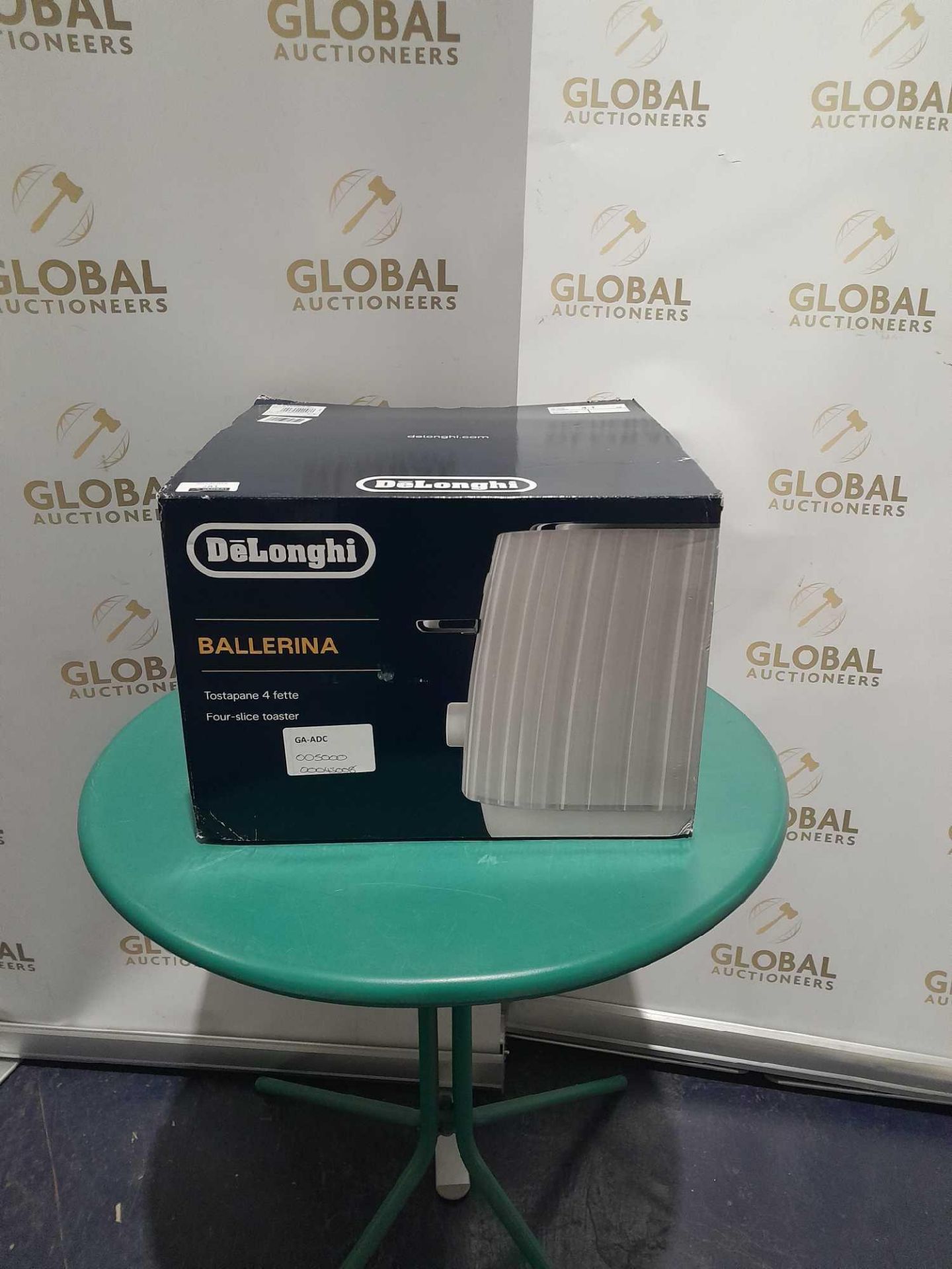 RRP £80 Boxed Delonghi Ballerina Cream Four Slice Toaster