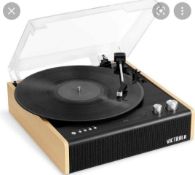 RRP £120 Boxed Victrola The Eastwood Collection Turntable