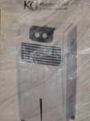 RRP £180 Boxed Kg Master Flow Evaporative Air Cooler