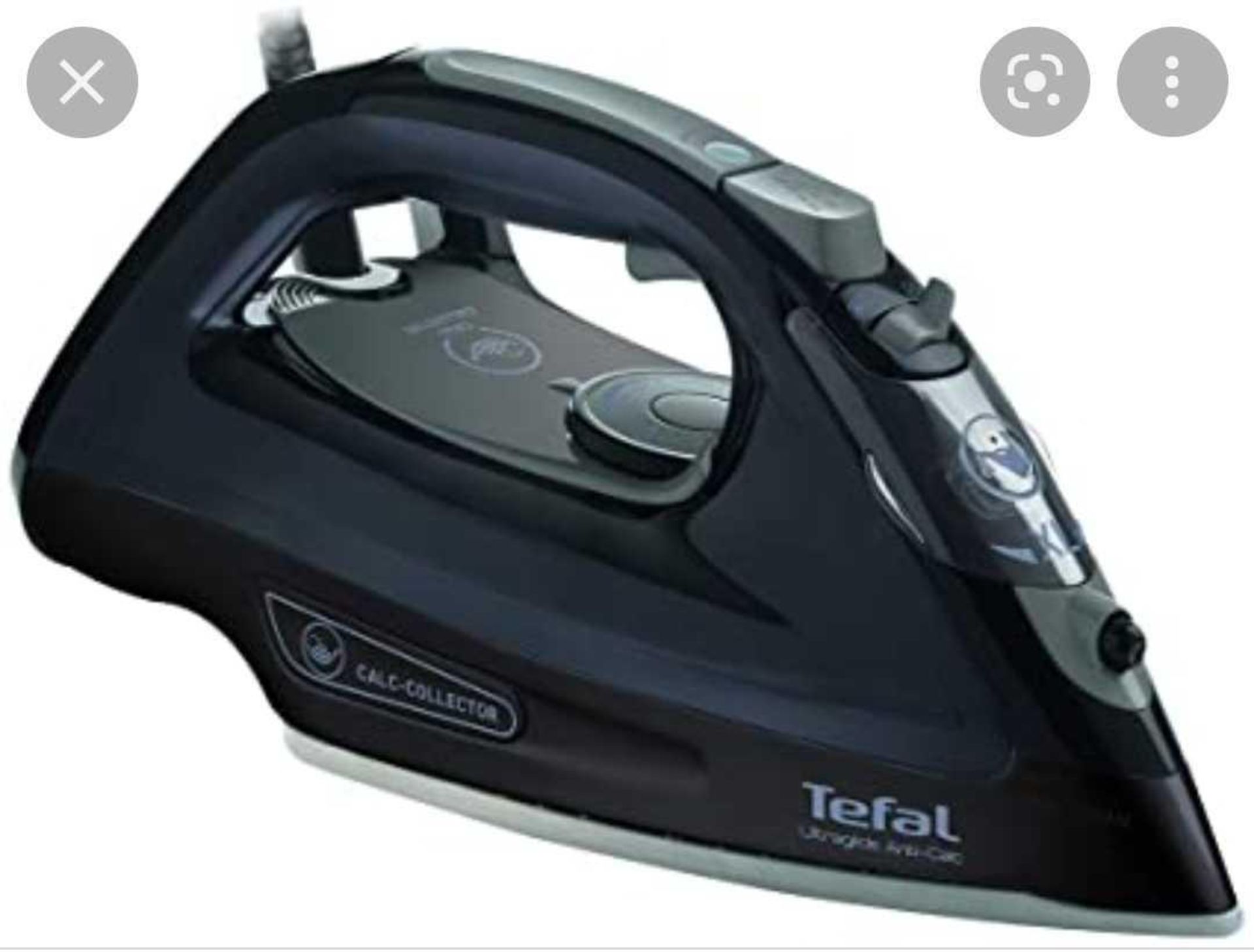 RRP £110 Lot To Contain 2 Unboxed Assorted Steam Irons By Phillips And Tefal