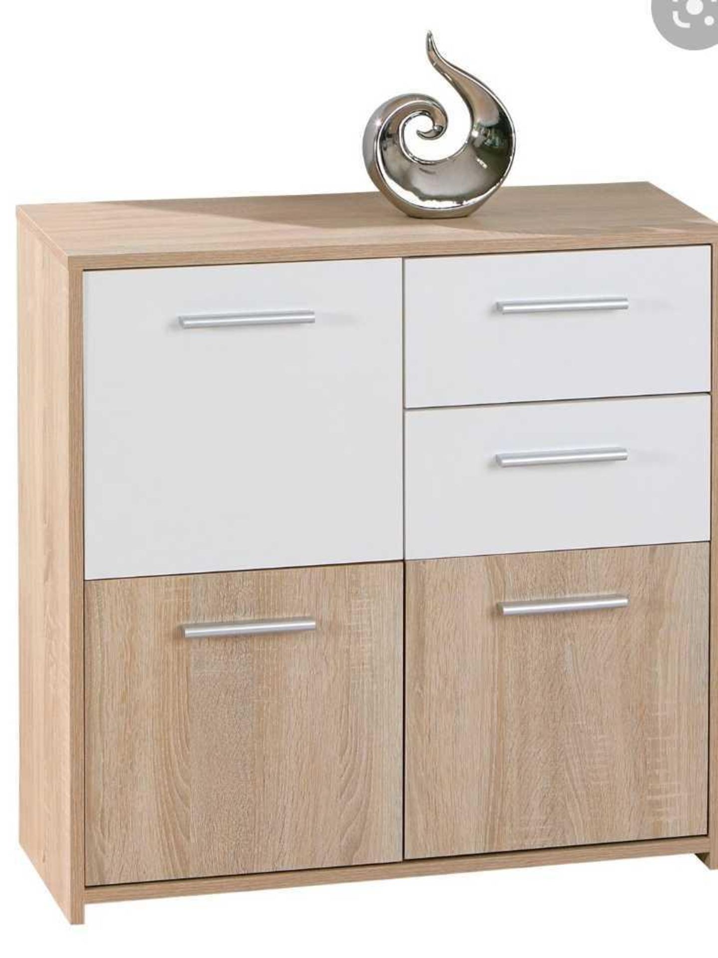 RRP £250 Boxed Inter Link Eboli Chest Of Drawers