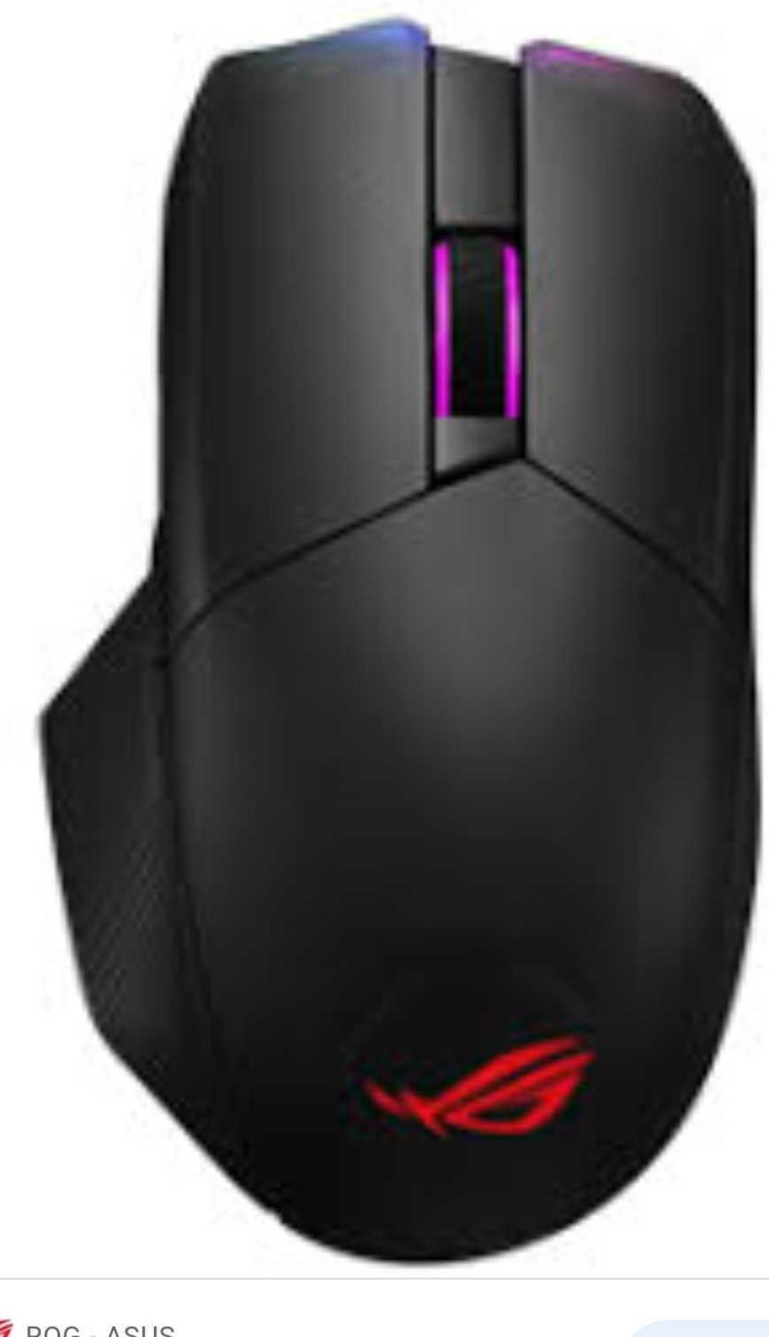 RRP £150 Boxed Republic Of Gamers Rog Chakram Wireless Gaming Mouse - Image 2 of 4
