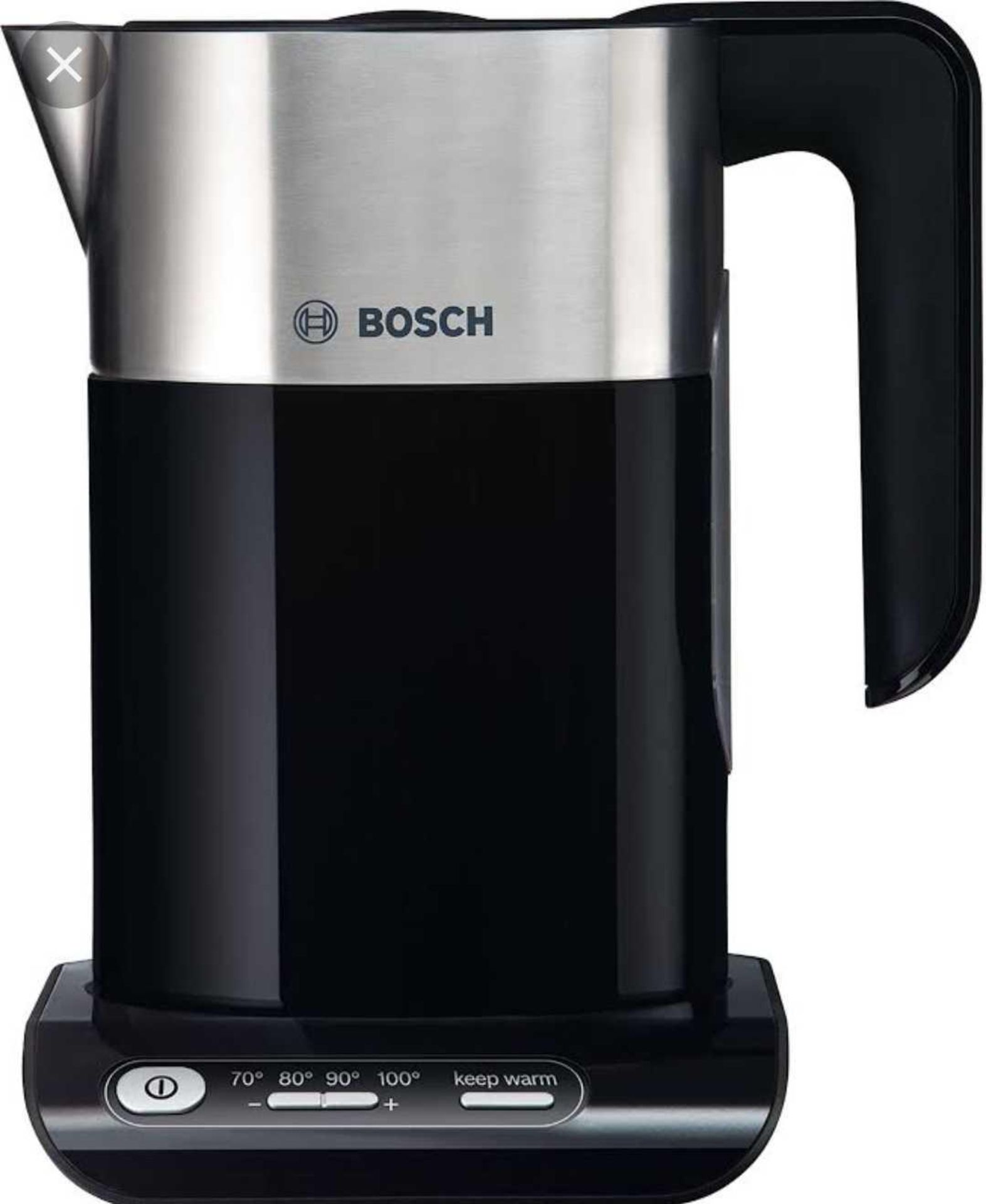 RRP £105 Boxed Bosch 3000W 1.7L Temperature Kettle