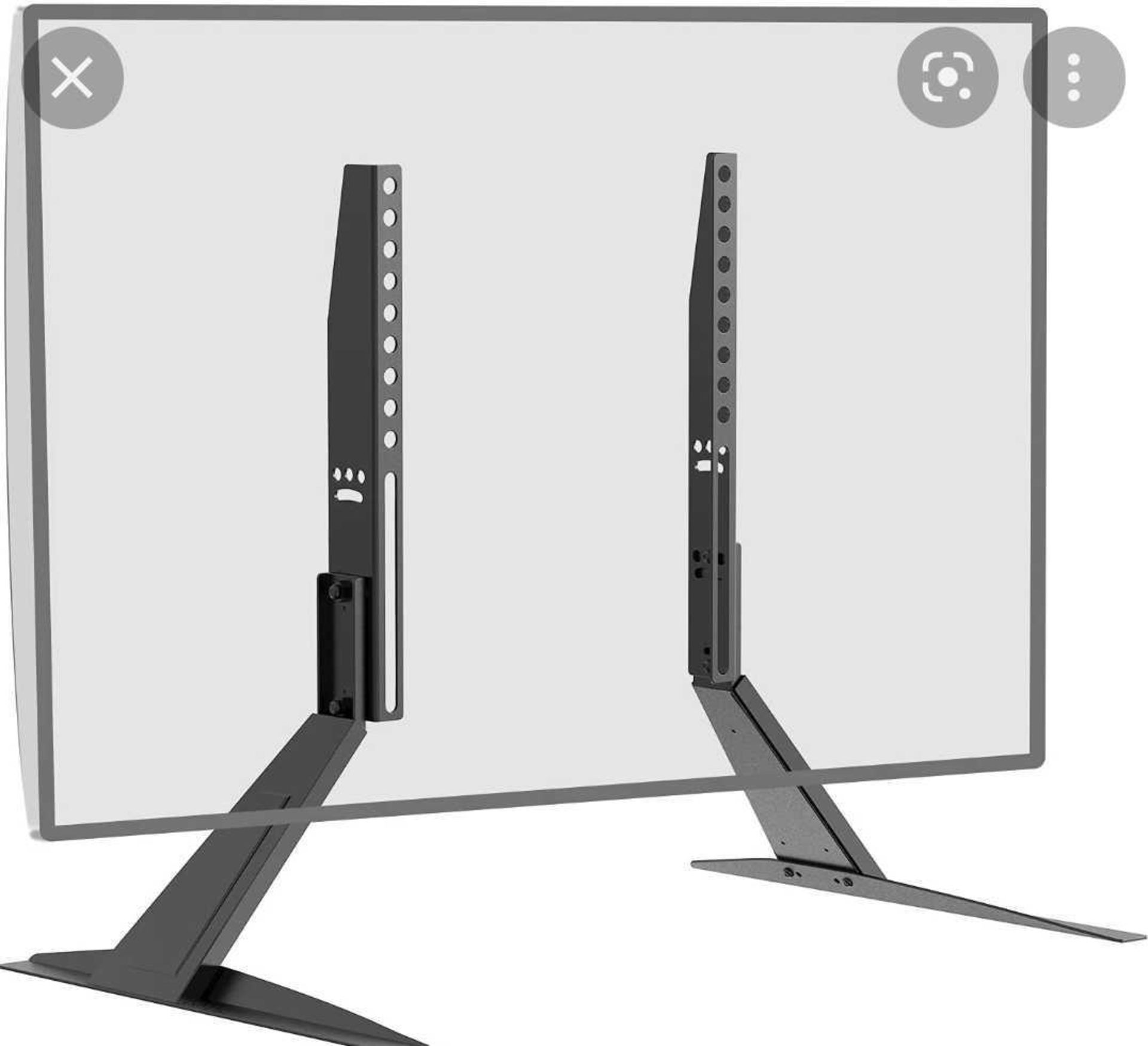 RRP £120 Lot To Contain X2 Items, Avf Universal Tv Base, Avf Multi. Position Tv Wall Mount