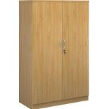 RRP £150 Oak Office 2 Door Storage Cupboard