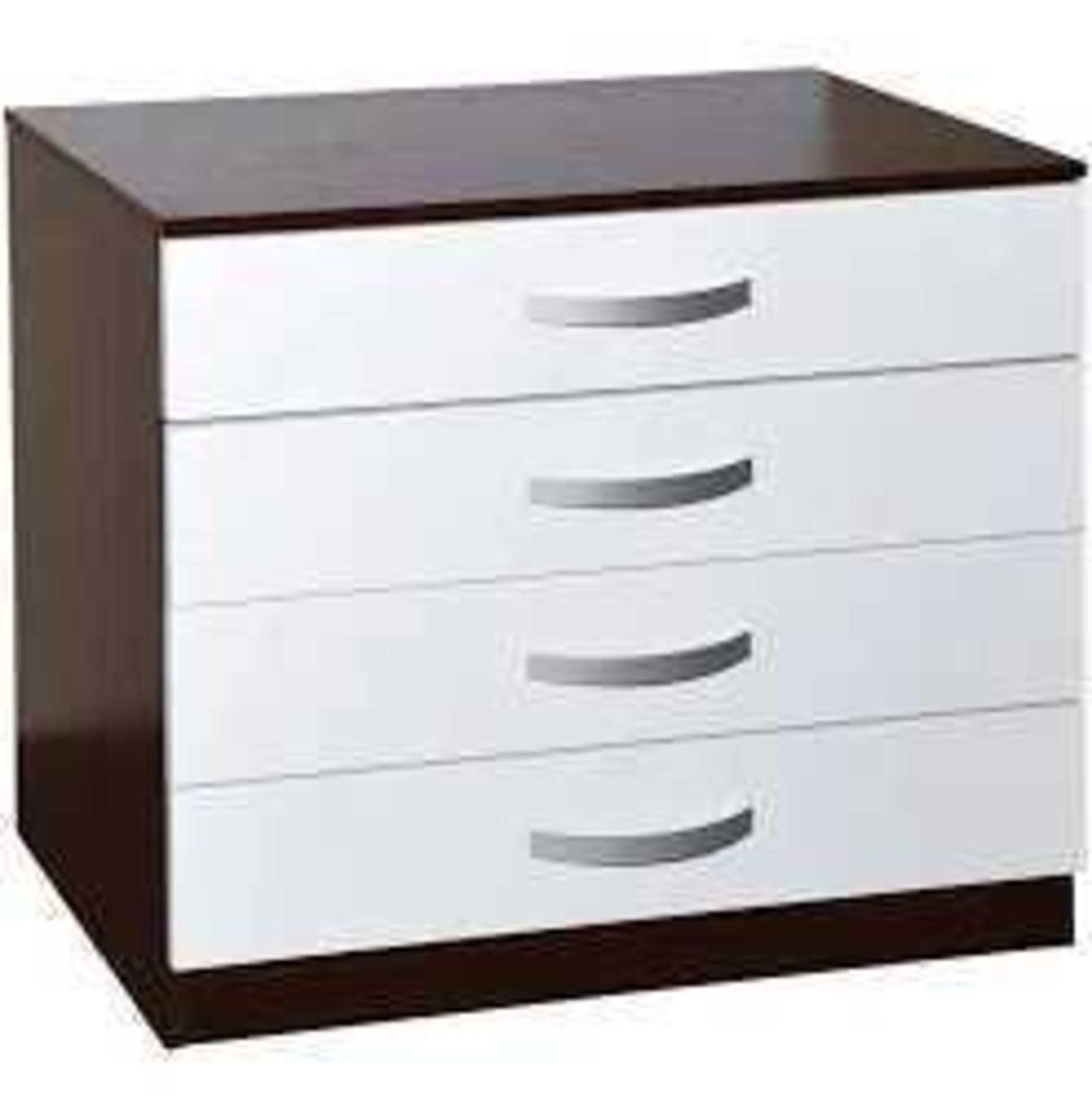 RRP £110 Boxed Vida Designs Hulio Chest Of 4 Drawers - Image 2 of 4